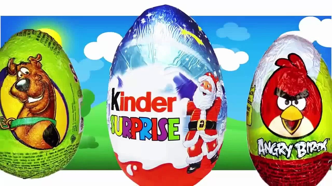 Peppa Pig Mickey Mouse Surprise Eggs Finger Family Cartoon Angry Birds Dora Frozen