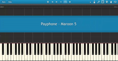 Payphone - Maroon 5 (Synthesia)