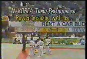 1988 ITF Taekwon-do World Championships - Breaking Demo
