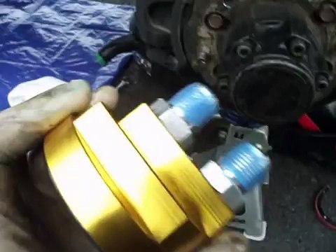 Installing an Oil Filter Relocation Kit on 1994 Nissan Pathfinder