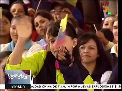 Ecuatorianos en España reciben apoyo de Correa para evitar desahucios