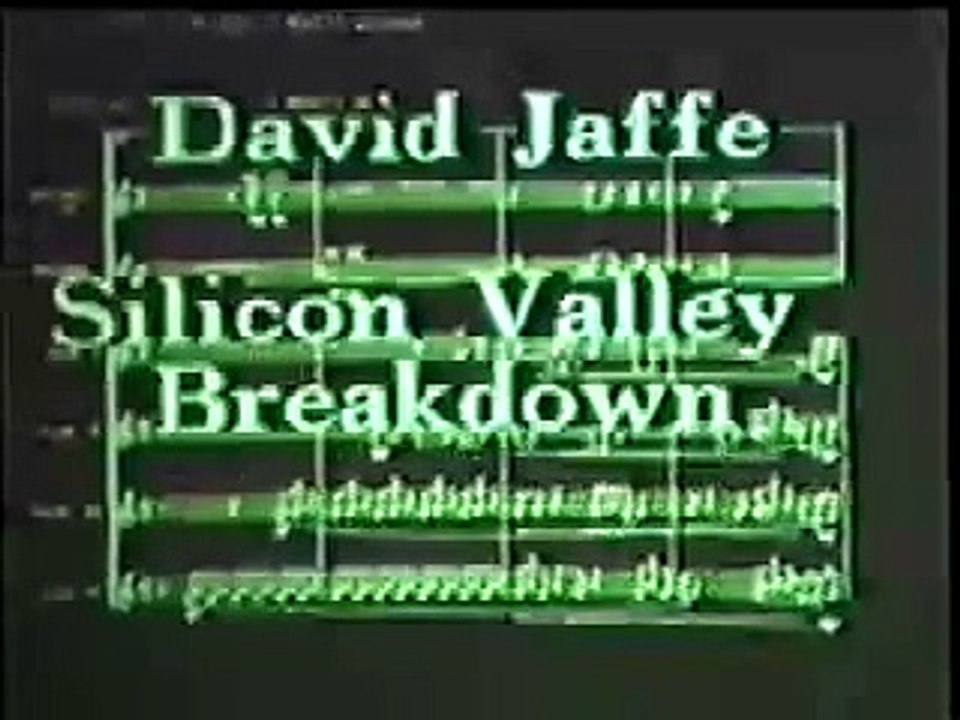 David A Jaffe - Silicon Valley Breakdown - A film by George Olczak