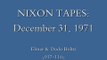 RICHARD NIXON TAPES: Happy New Years to Mentor