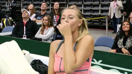 Maria Sharapova's "injury" during the 2012 Prague Exhibition Match
