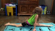CHEER & DANCE STRETCH SPORTS STRETCHING ABS YOGA WORKOUT GYM ROUTINE KIDS SPLITS