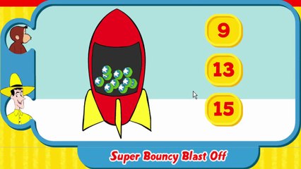 Curious George Super Bouncy Blast Off Cartoon Animation PBS Kids Game Play Walkthrough