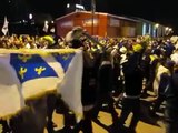 Bosnian Fans Marching to the Bosnia v Argentina game in Saint Louis 2013