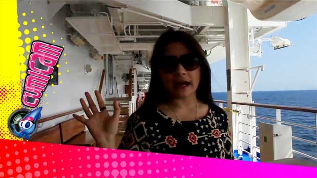 Gaya Liburan Prilly, Naik Kapal Pesiar - Cumicam 16 Agustus 2015