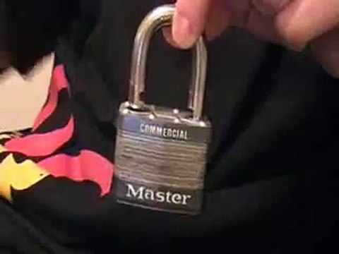 LockPick Master Lock Commercial #5 Lock Picking