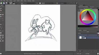 Pookie Bunny and Boo Bear Speedpaint