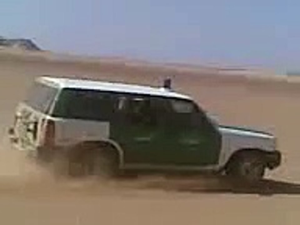 الدرك الوطني يسطاد الغزال في الصحراء