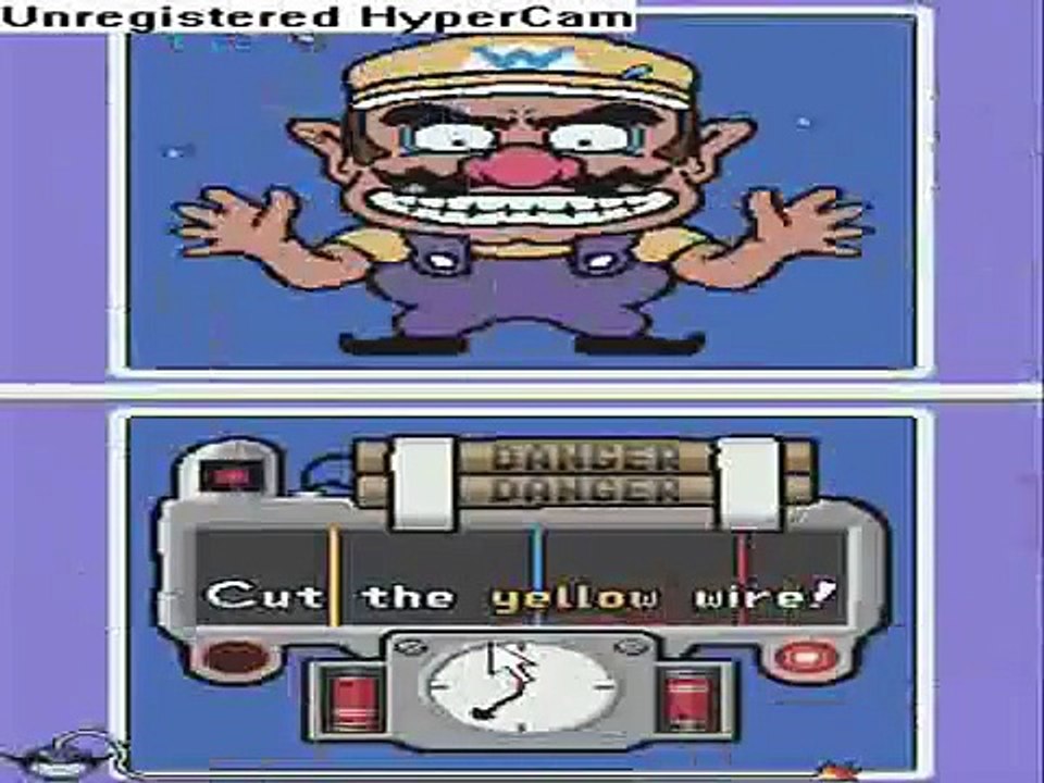 Wario Ware Touched Wario-Man intro, gameplay, and Ending