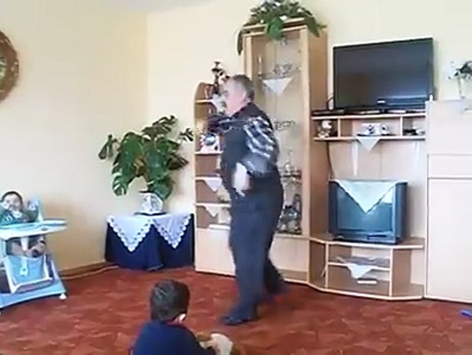 Look at the Funny Uncle Dancing moves
