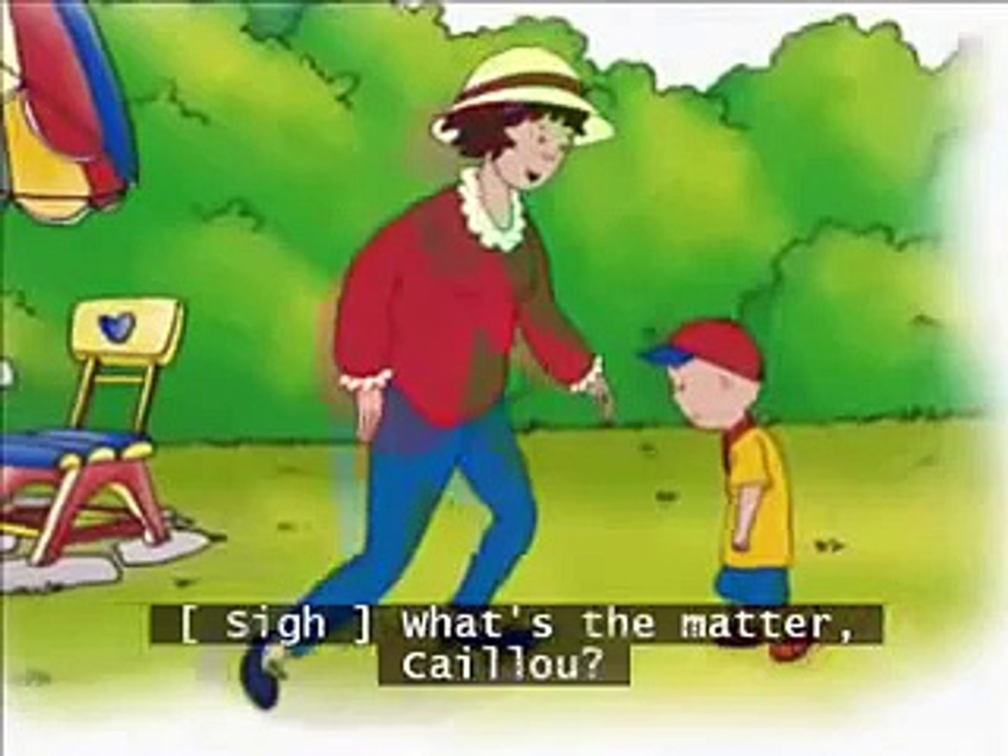 Caillou Everyone's best with subtitles - video Dailymotion