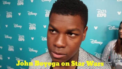 John Boyega talks Star Wars at D23 in Anaheim