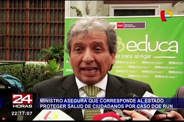 Ministro del Ambiente:  corresponde al Estado proteger salud de ciudadanos por Doe Run