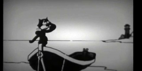 Felix Doubles for Darwin (1924) A Felix The Cat Cartoon