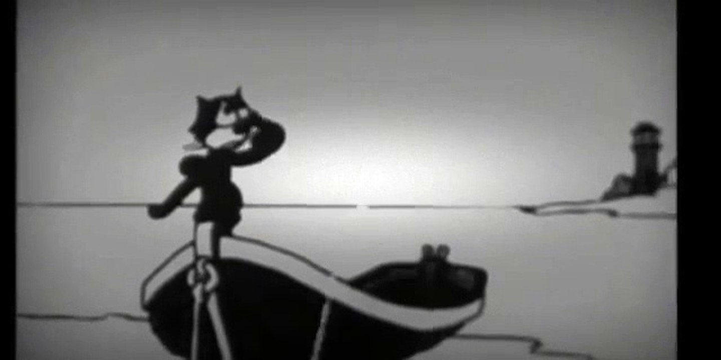 Felix Doubles for Darwin (1924) A Felix The Cat Cartoon