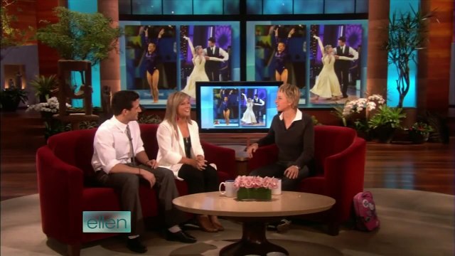 Shawn Johnson & Mark Ballas on The Ellen DeGeneres Show March 12 2009