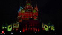 video-mapping. 4D show Happy BDay,Moscow!