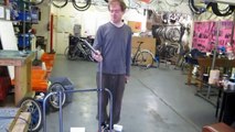 How to build a bike trailer - new steel tube design