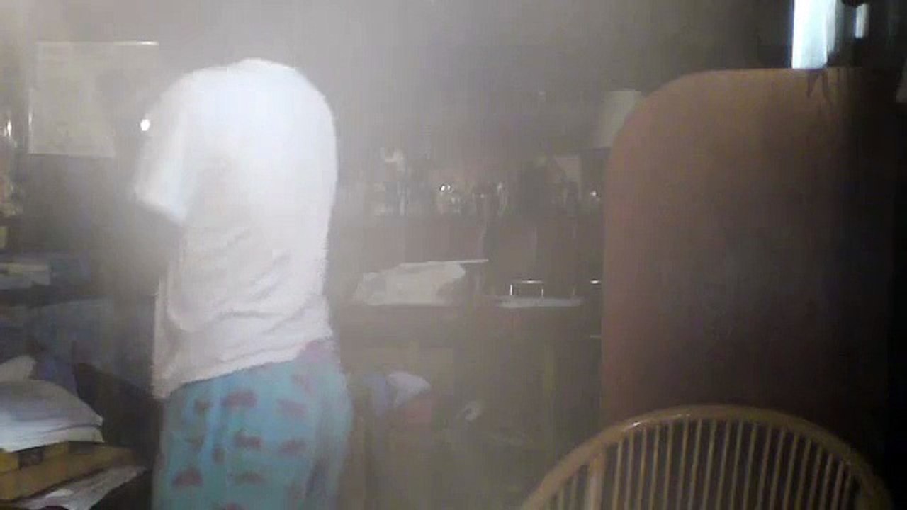 girls boxing geting hit in the face