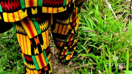 Rastafarian encounter in the Canaan Mountains, Jamaica