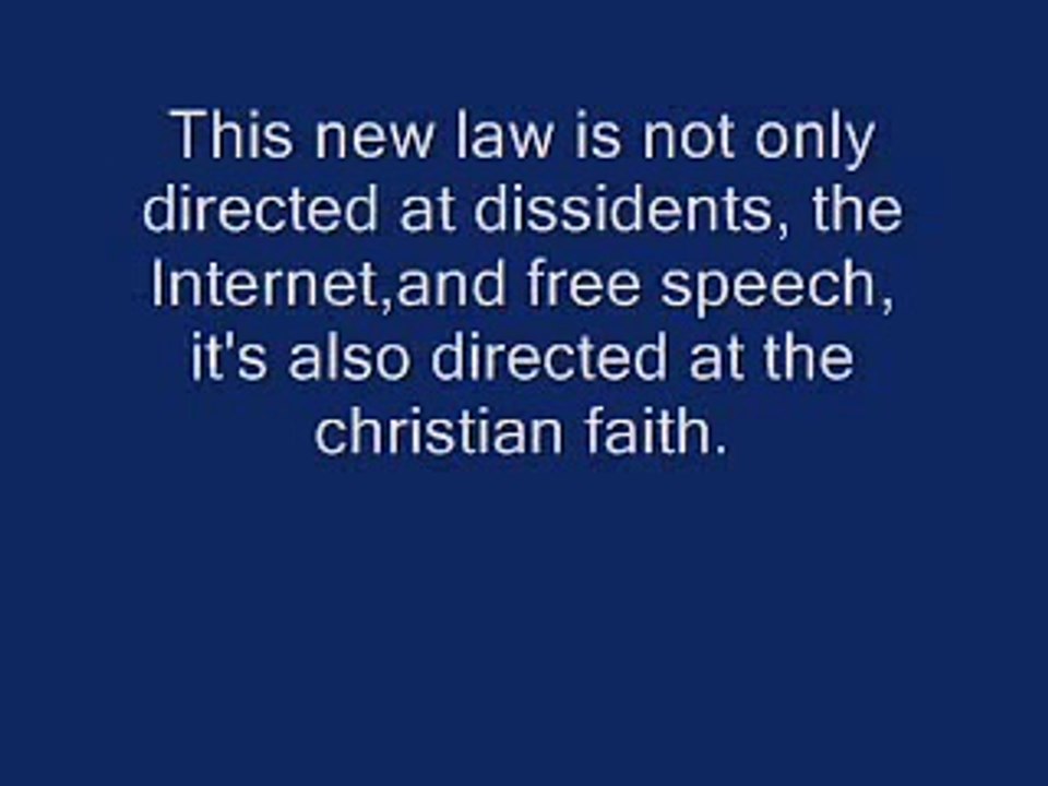 Homegrown Terrorism Act and the Christian Faith