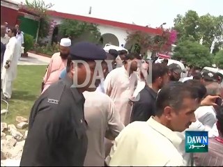 Exclusive Footage of blast in Shuja Khanzada political office