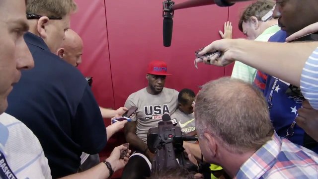 LeBron James Interview - USA Basketball Training Camp _ USAB Showcase 2015