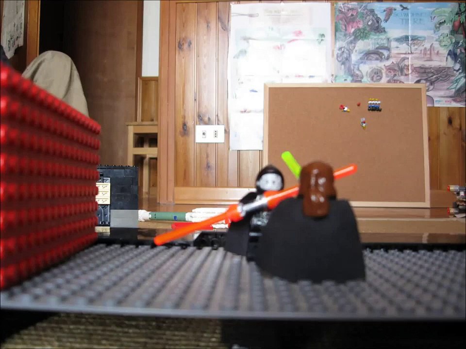 Lego Star Wars Episode I Obi-Wan-Kenobi und Qui-Gon-Jinn gegen Darth Maul