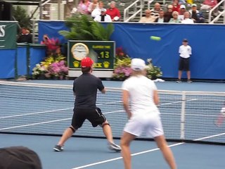 Day 2 Match part 3 funny -  David Cook @ Chris Evert Tennis Tournament - 11/7/10