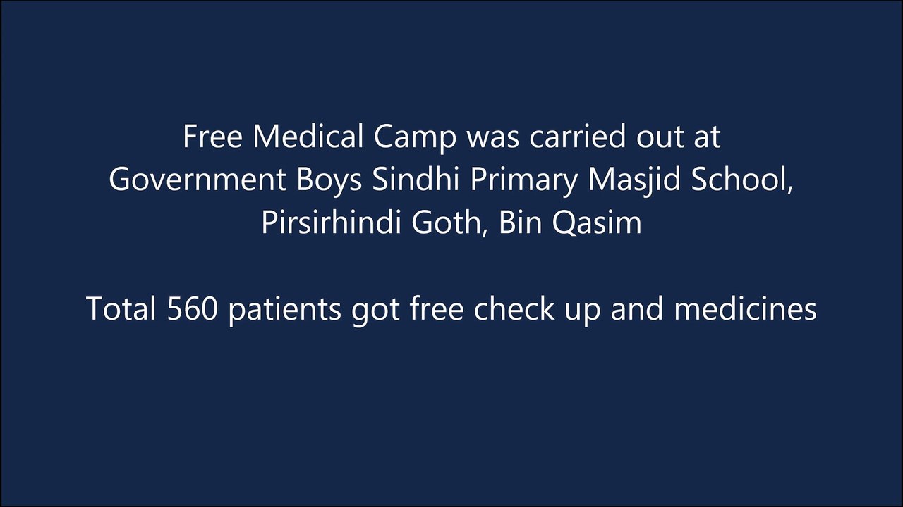 2nd Free Medical Camp-2013 Under CSR by Pak Suzuki