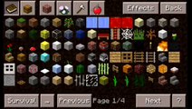 Minecraft PE 11.1 Too Many Itens Igual o de PC