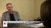 Rhinoplasty: What are the advantages of a surgical versus non surgical rhinoplasty