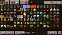 Minecraft PE 0.11.1 _ Apk Too Many Items Mod V2