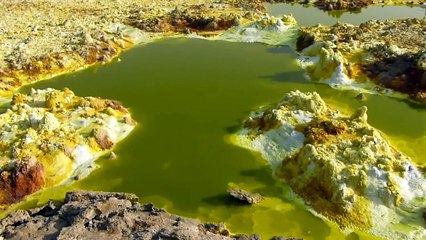 Walking in the Danakil Depression, Ethiopia