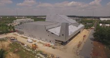 Le chantier du Théâtre-Sénart vu du ciel - Drone DJI Inspire 4K