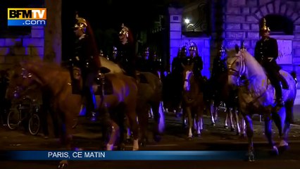 14-Juillet: dernière répétition à cheval pour la Garde républicaine