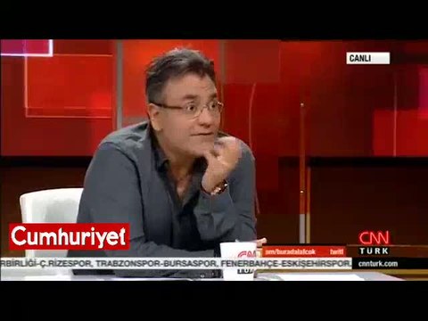 'Bana parmak attı' dedi canlı yayın karıştı