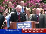Senator Kennedy at the Minimum Wage Rally in Washington DC