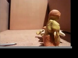 thésée et le minotaure ( pate à modeler )