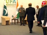 PM Nawaz and Modi meet along sidelines of summit in Russia
