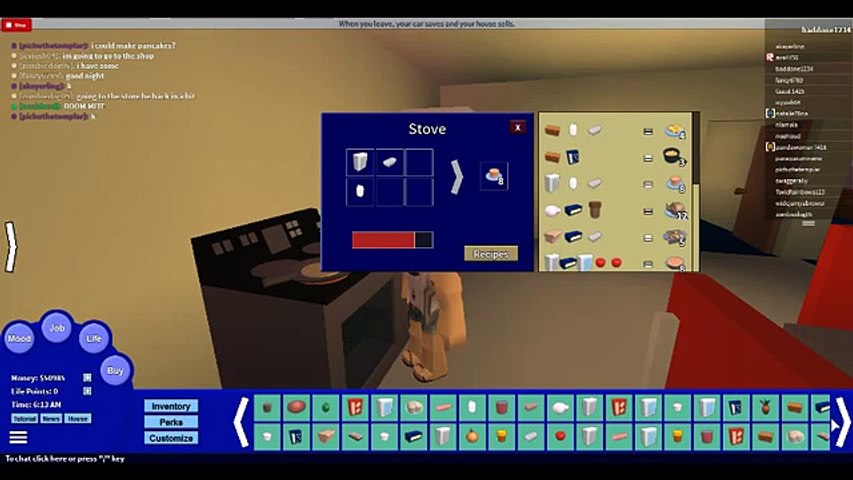 Roblox How To Cook Food On Rocitizens Beta Video Dailymotion - roblox cheats for money free rocitizens