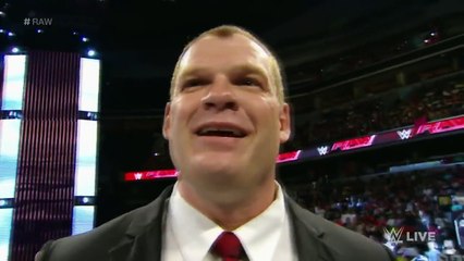 Seth Rollins gives gifts to Kane and J&J Security Raw, June 29, 2015