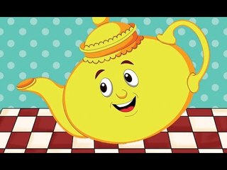 I'm A Little Tea Pot Nursery Rhyme With Lyrics - Cartoon Animation Rhymes & Songs for Children