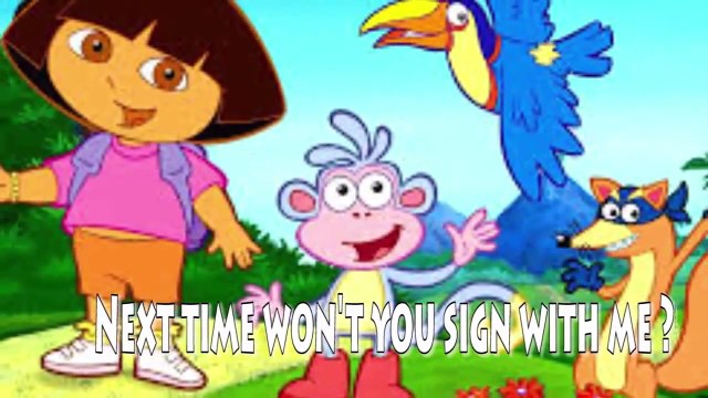 Nursery Rhyme Alphabet Dora the Explorer Cartoon Kids Cartoons ABC Song Education