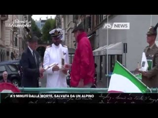 A 5 MINUTI DALLA MORTE, SALVATA DA UN ALPINO