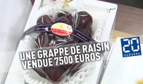 Une grappe de raisin vendue 7.500 euros