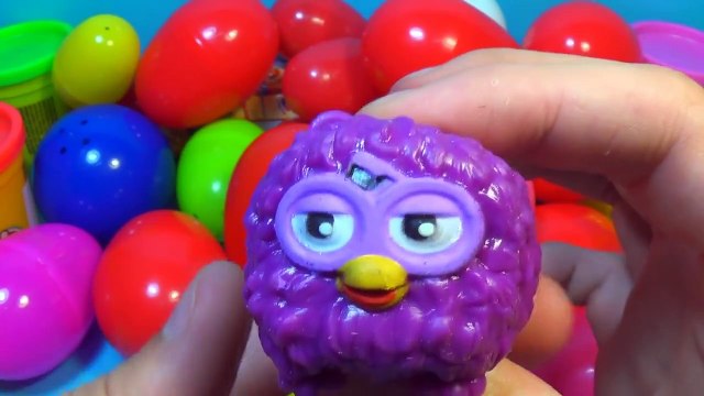 30 Surprise Eggs!!! Disney CARS MARVEL Spider Man SpongeBob HELLO KITTY Angry Birds Pony FURBY!